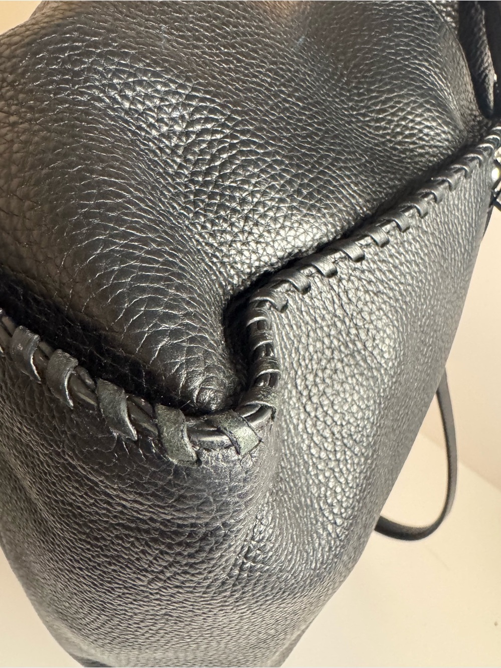 #414 Michael Michael Kors Chelsea Large Whipped Pebbled Leather Shoulder Tote - Picture 11 of 17